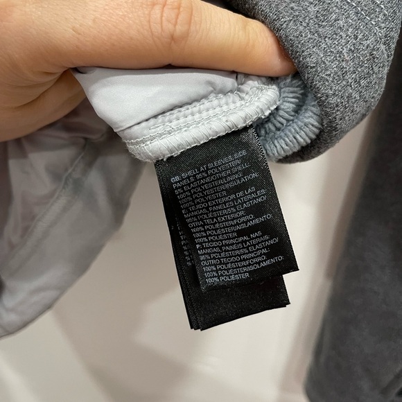 The North Face Mashup Full Zip Primaloft Jacket Grey Solf Sleeve Puffer Size S - Picture 10 of 13